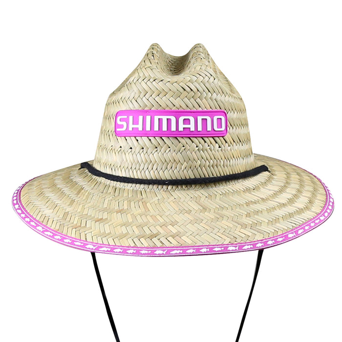 Shimano Kids Pink Straw Hat