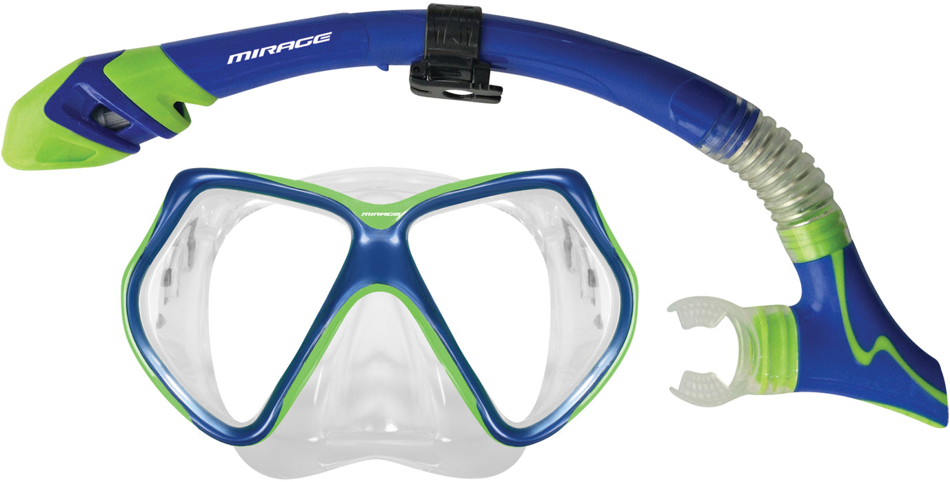 Mirage Adult Mask and Snorkel Set