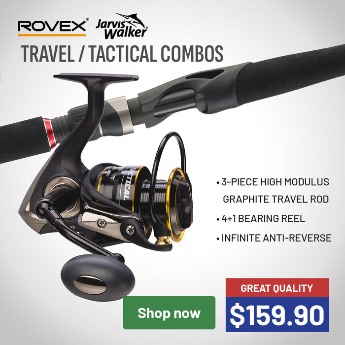 Rovex Travel 703SPM 3pce 3-6kg/Jarvis Walker Tactical 4000 Reel