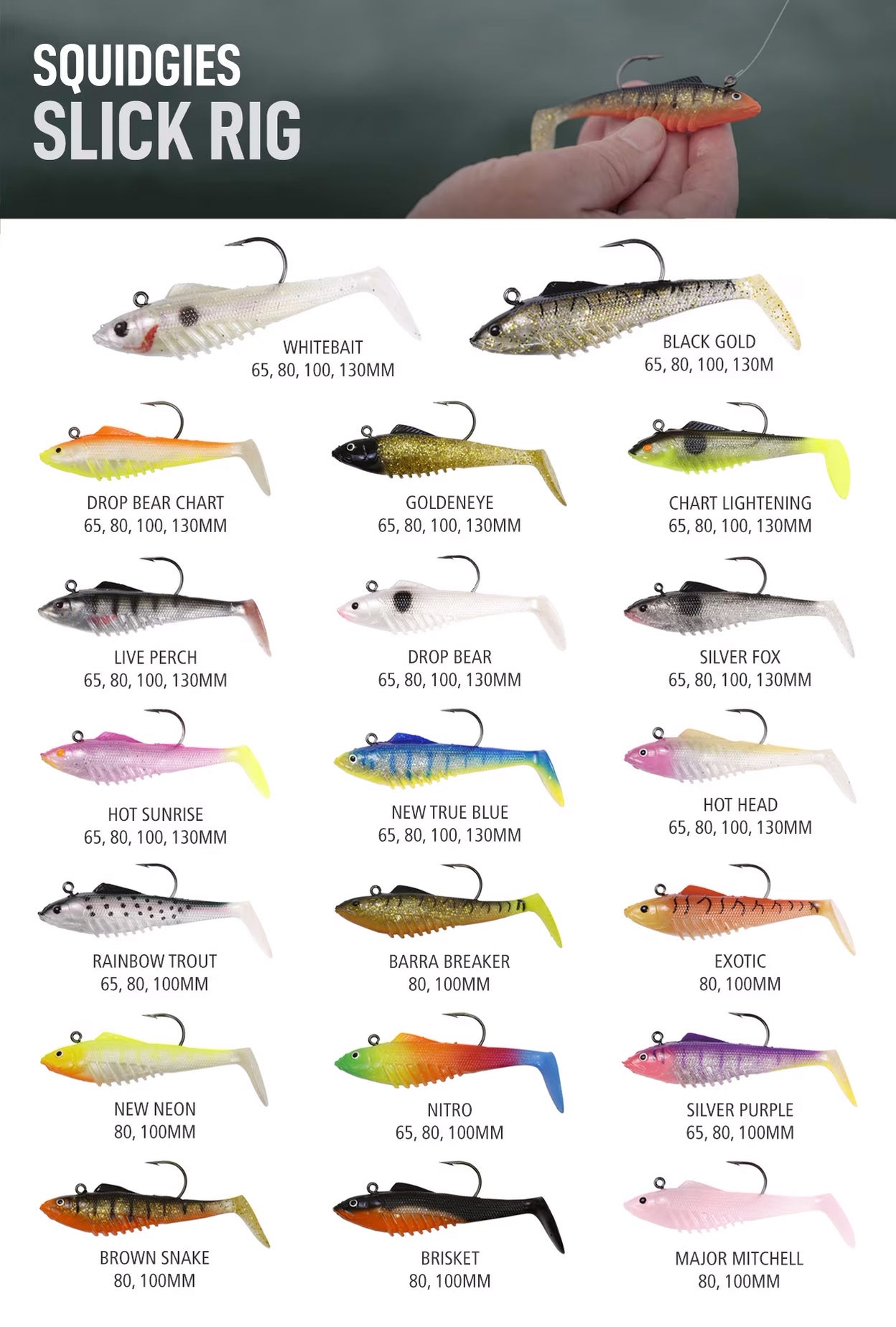 Shimano Squidgies Slickrig 65mm — Spot On Fishing Tackle