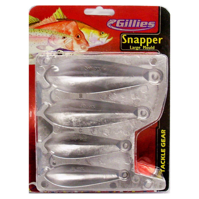 Gillies Snapper Sinker Mould Large