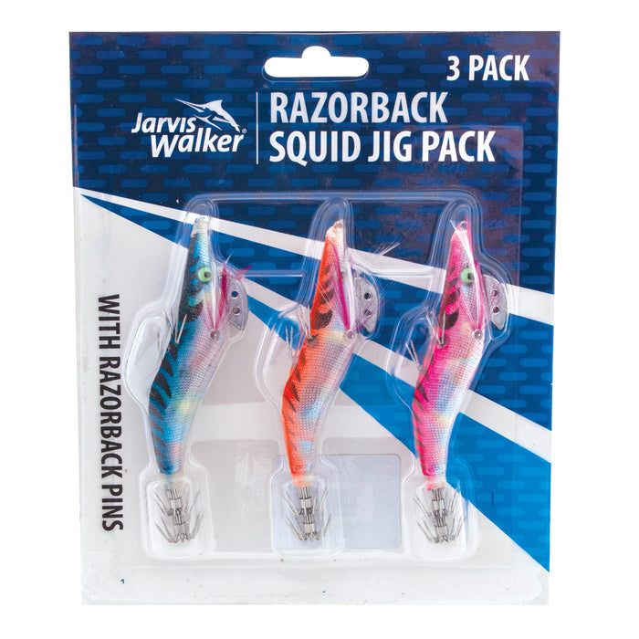 Jarvis Walker Razorback Squid Jig Packs