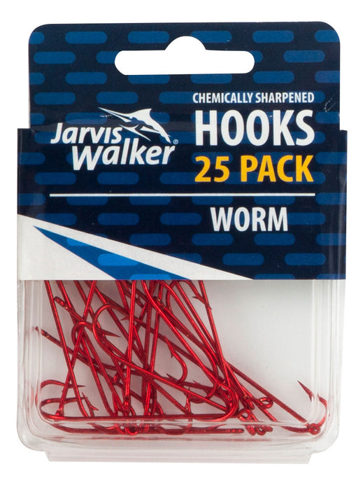 Jarvis Walker Chemically Sharpened Long Shank/Worm Hooks - Jarvis Walker —  Spot On Fishing Tackle