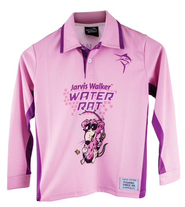 Jarvis Walker Water Rat Long Sleeve Kids Fishing Shirts