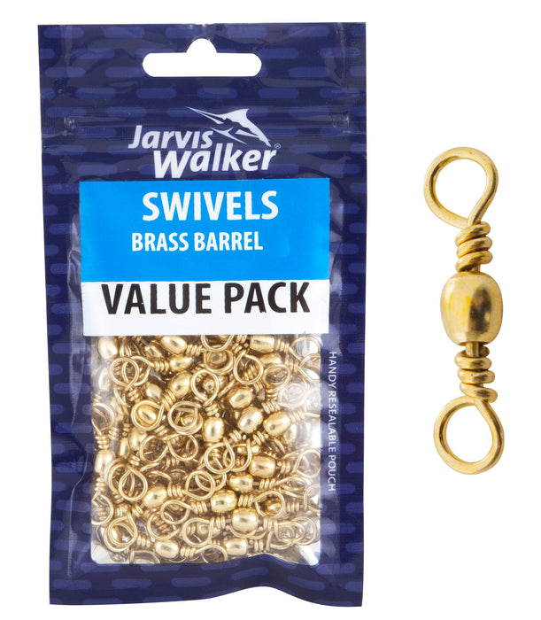 Jarvis Walker Brass Barrel Swivels