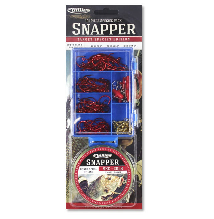 Gillies Species Pack Snapper + Line